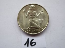 5 Fr. PRO PATRIA Münze, 1936