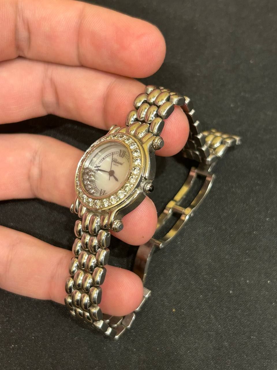 Chopard Uhren: Chopard Happy Diamonds Watch - Diamond Bezel - Silver - 40 c – Gebraucht aus Fraubrunnen von mar_qc8n 5