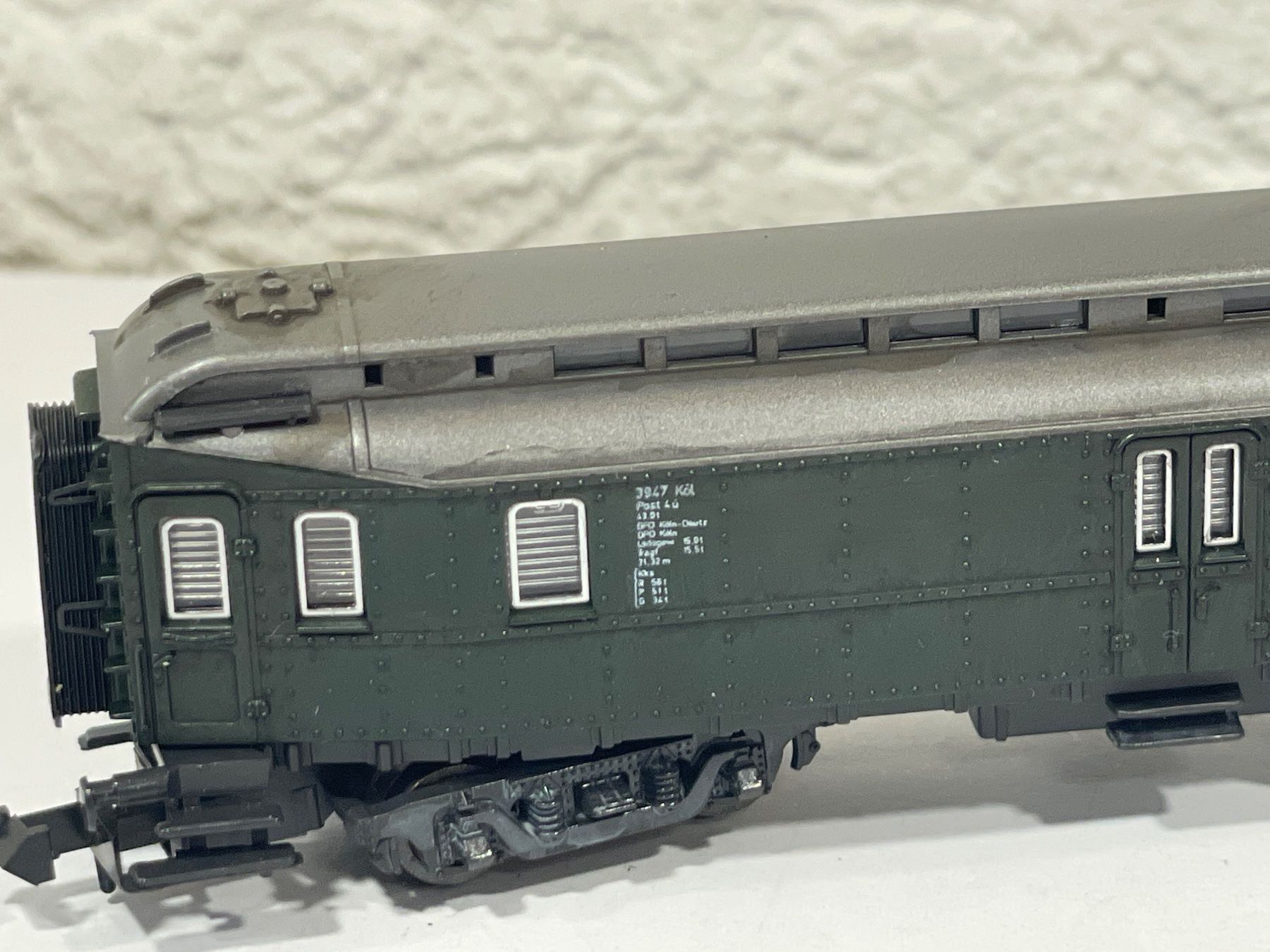 Roco Modellini di ferrovie: Roco 2260 Hechtwagen Bahnpostwagen DB – Usato da Wilderswil venduto da Modellbahn-Shop-Moll 5