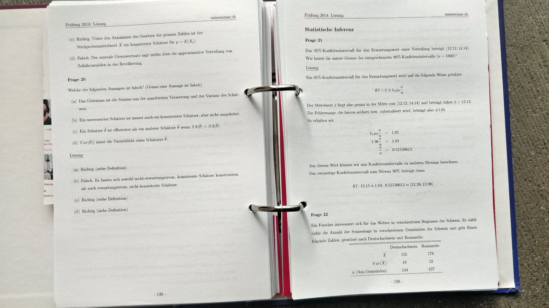 Raccoglitori: UniSeminar Statistik (Wirtschaft) – Usato da Flawil venduto da rcnkr 4