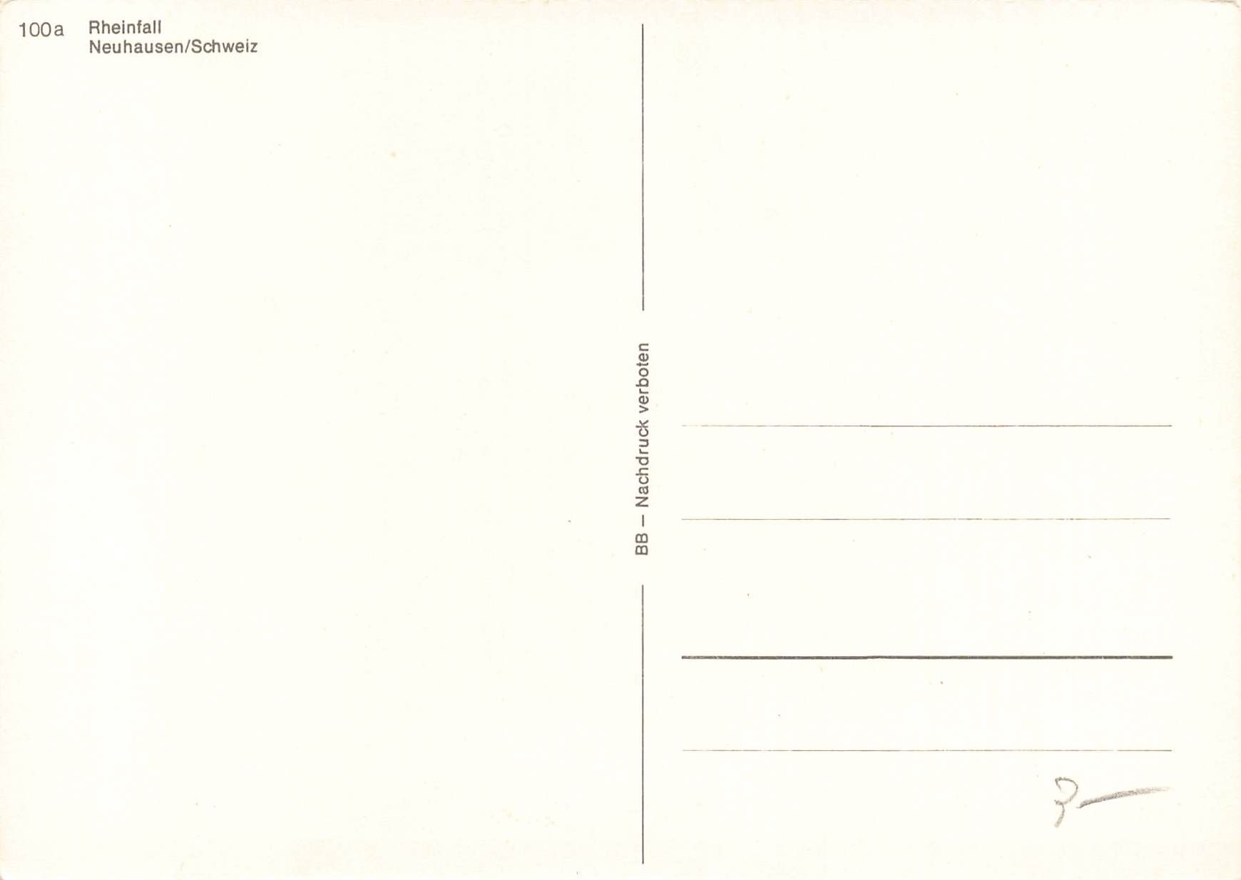 Cartoline postali: Rheinfall Neuhausen Schweiz G – Usato da Biasca venduto da Blenio71 1