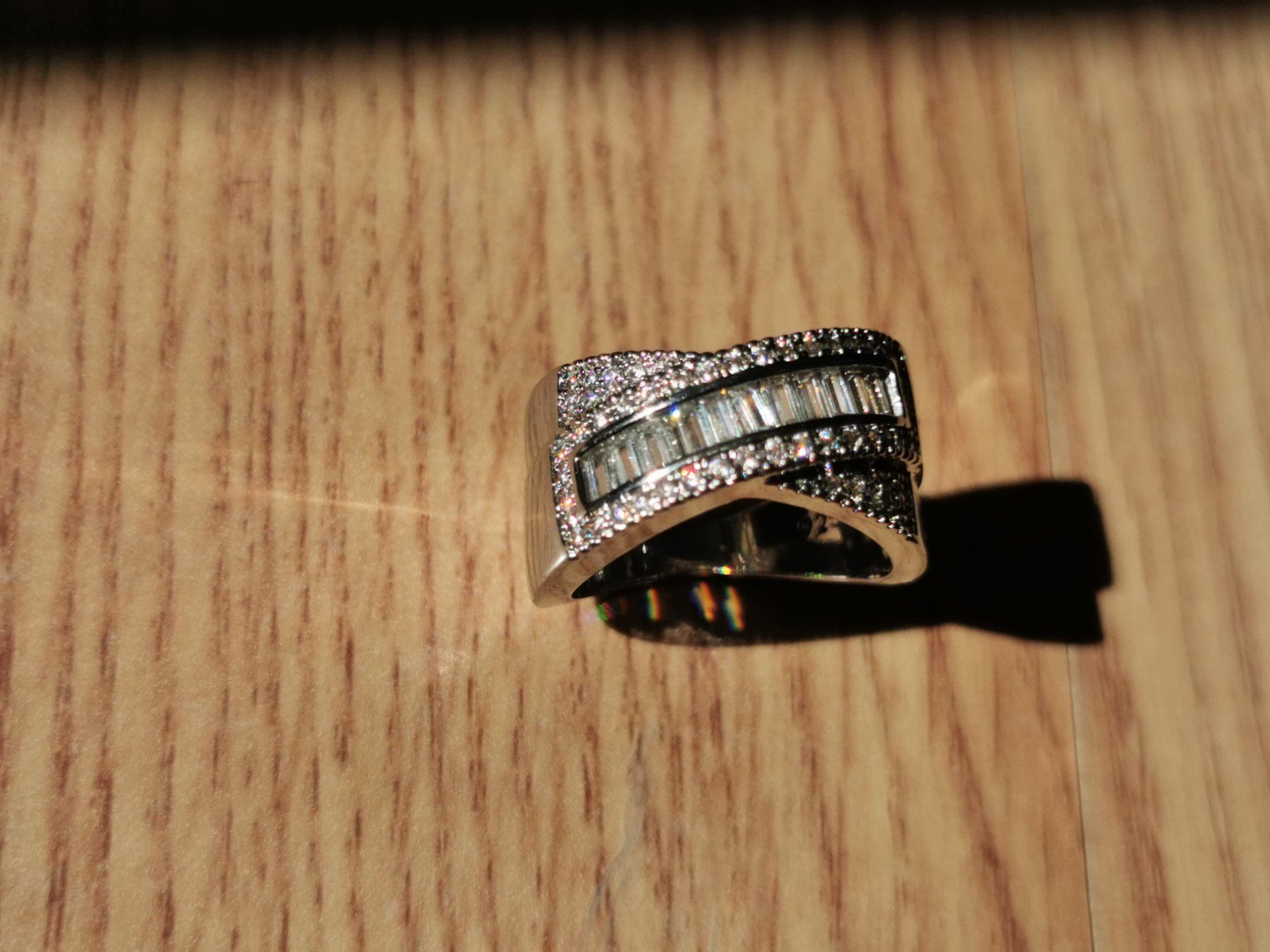 Anelli: Damen Silber 925 Ring mit Zirkone – Nuovo e nell'imballaggio originale da Schlieren venduto da vlalif 9
