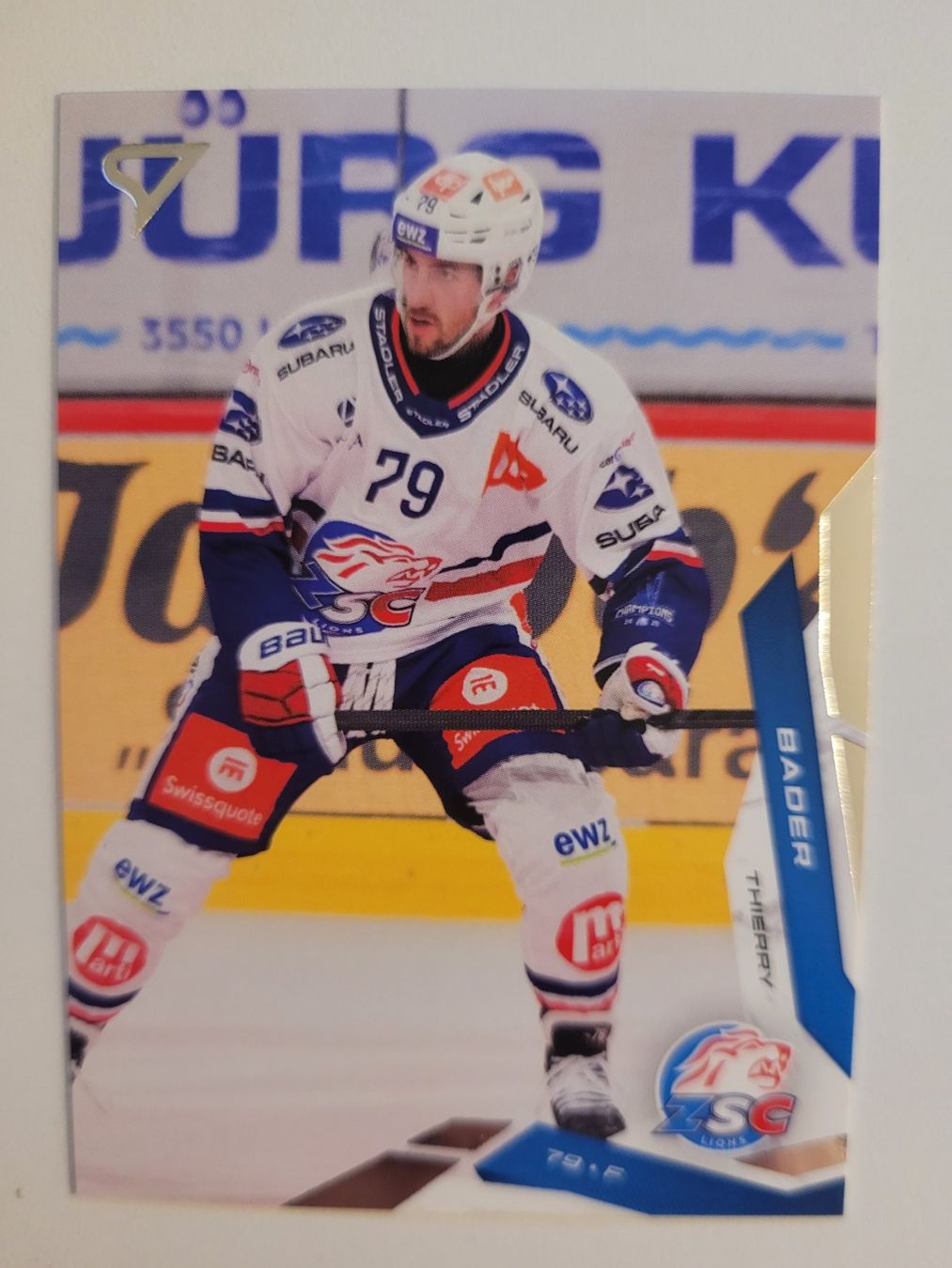 Sportzoo Carte collezionabili: 2025/26 ZSC Lions Thierry Bader Base – Usato da Bauma venduto da Yotanke