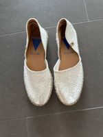 Espadrilles weiss Spitze Grösse 39 guter Zustand