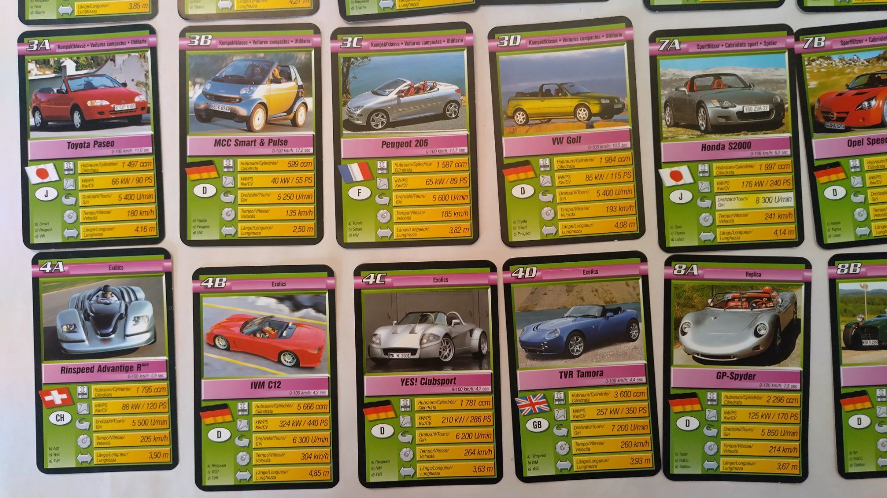 Ravensburger Giochi: Auto Quartett - Cabrio Roadster / Ravensburger / 32 Karten – Usato da Bellach venduto da JingleJerry 5