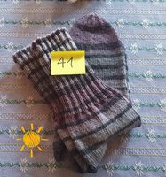 Warme, handgestrickte Socken, Grösse 41
