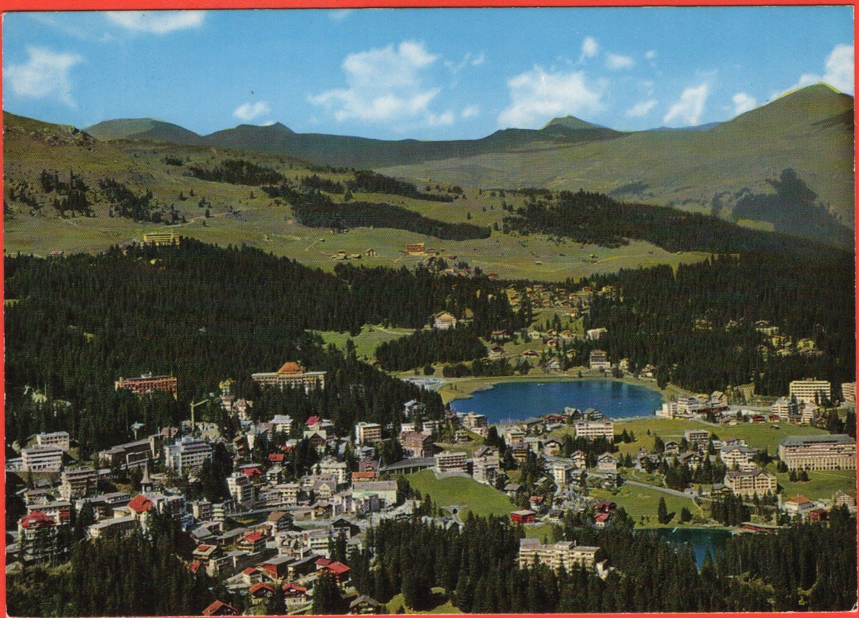 Ansichtskarten: 2 Ansichtskarten AROSA Gesamtansicht & Obersee – Neu (gemäss Beschreibung) aus Jona von philajona