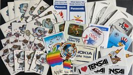 Sammlung von Klebeetiketten  1