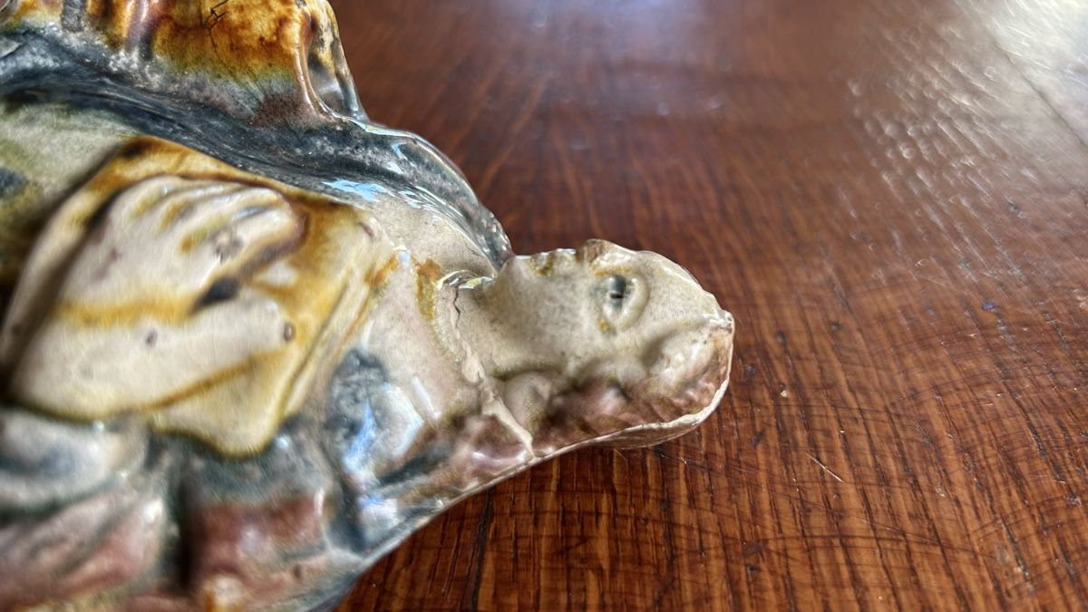 Statuette: Statuette Heilige Anna 18. Jh. Keramik – Usato da Riedholz venduto da Frettchen63 7