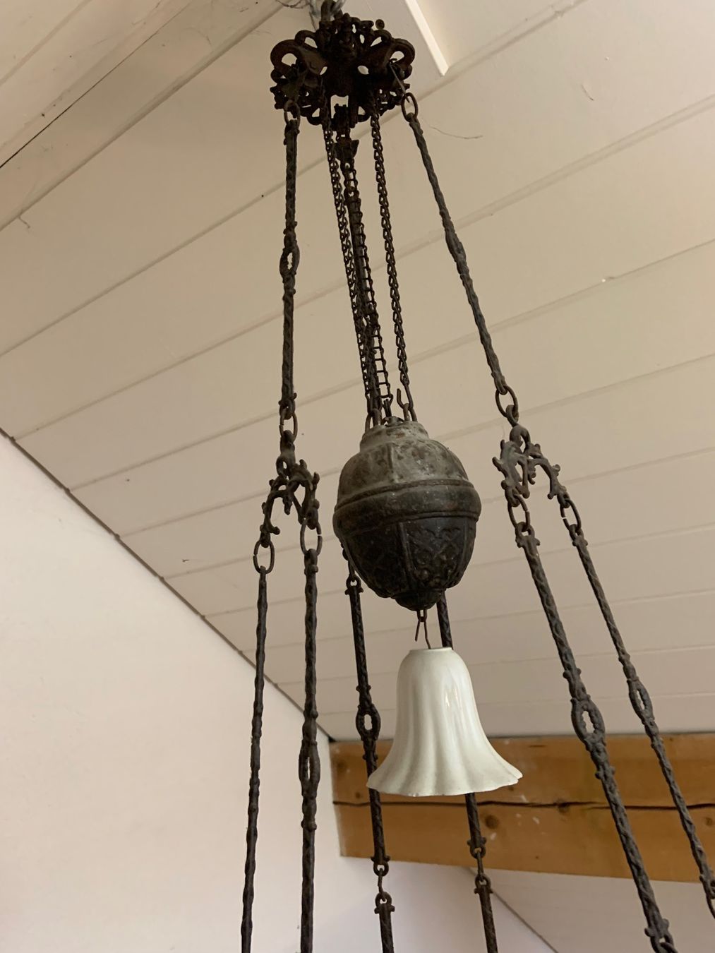 Lampade: Petroleum Hängelampe antik – Usato da Kerns venduto da kathia08 3