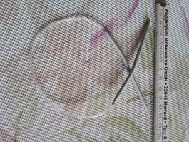 Pony Stricknadeln 4mm 43cm Rundstricken Alu