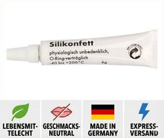 1x 6g Silikonfett Kaffeevollautomat Brühgruppe Universal