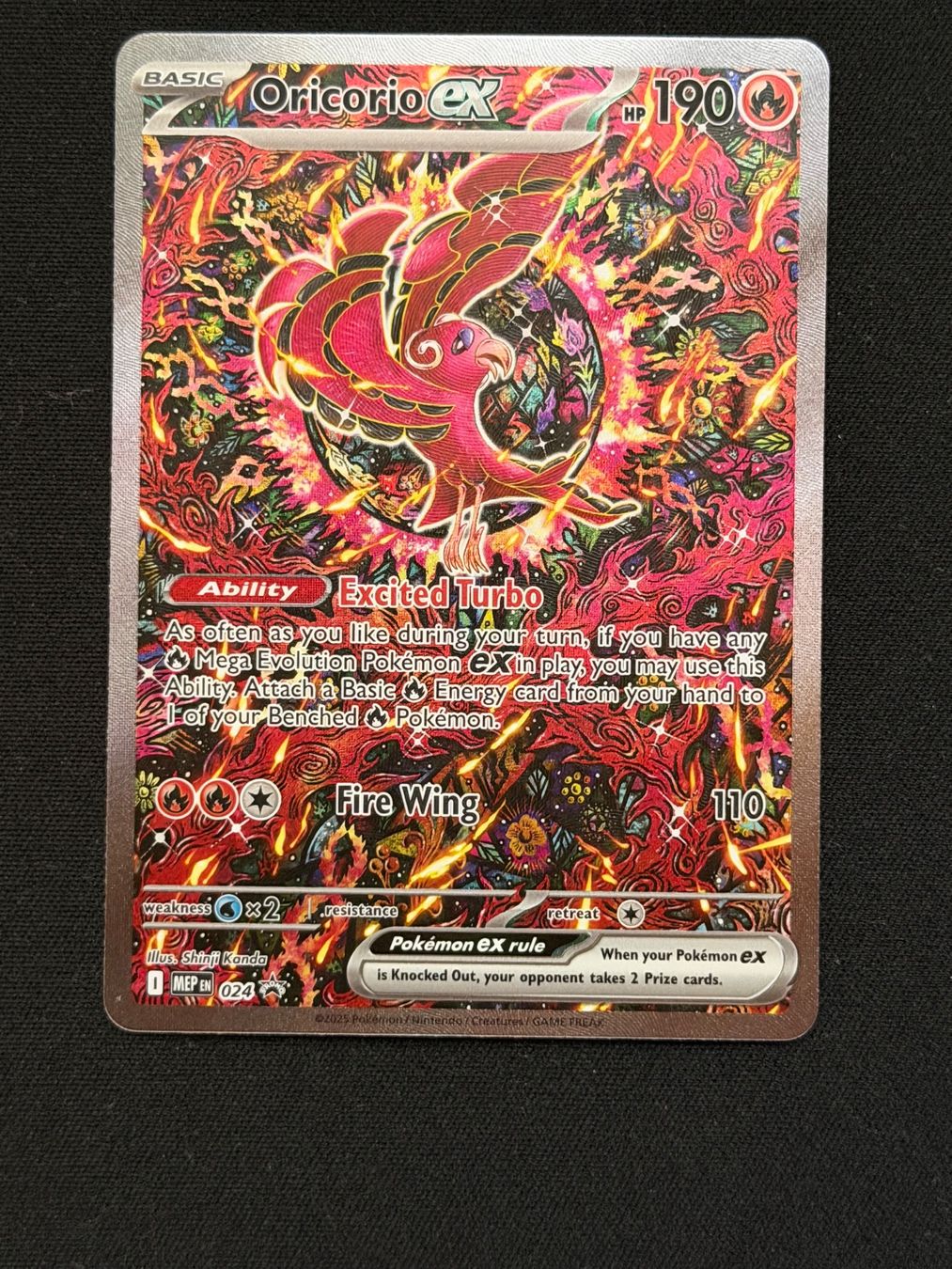 Pokémon Carte collezionabili: Oricorio ex 024 - Promo – Usato da Ilanz venduto da caui