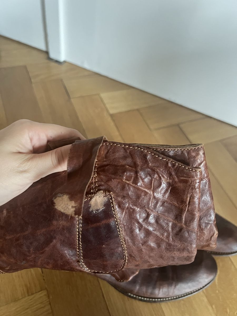 Damenschuhe: Vintage Leather Boots, EU 38.5 – Gebraucht aus Zürich von daria_m 1