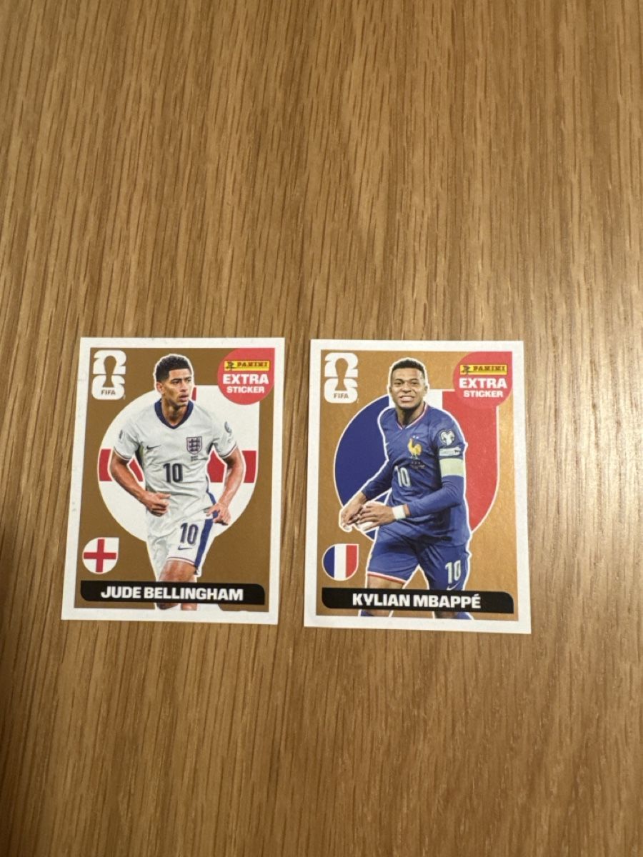 Panini Carte collezionabili: Panini Extra Sticker Kylian Mbappé Jude Bellingham – Nuovo (secondo la descrizione) da Flawil venduto da Jorge_Sigg69