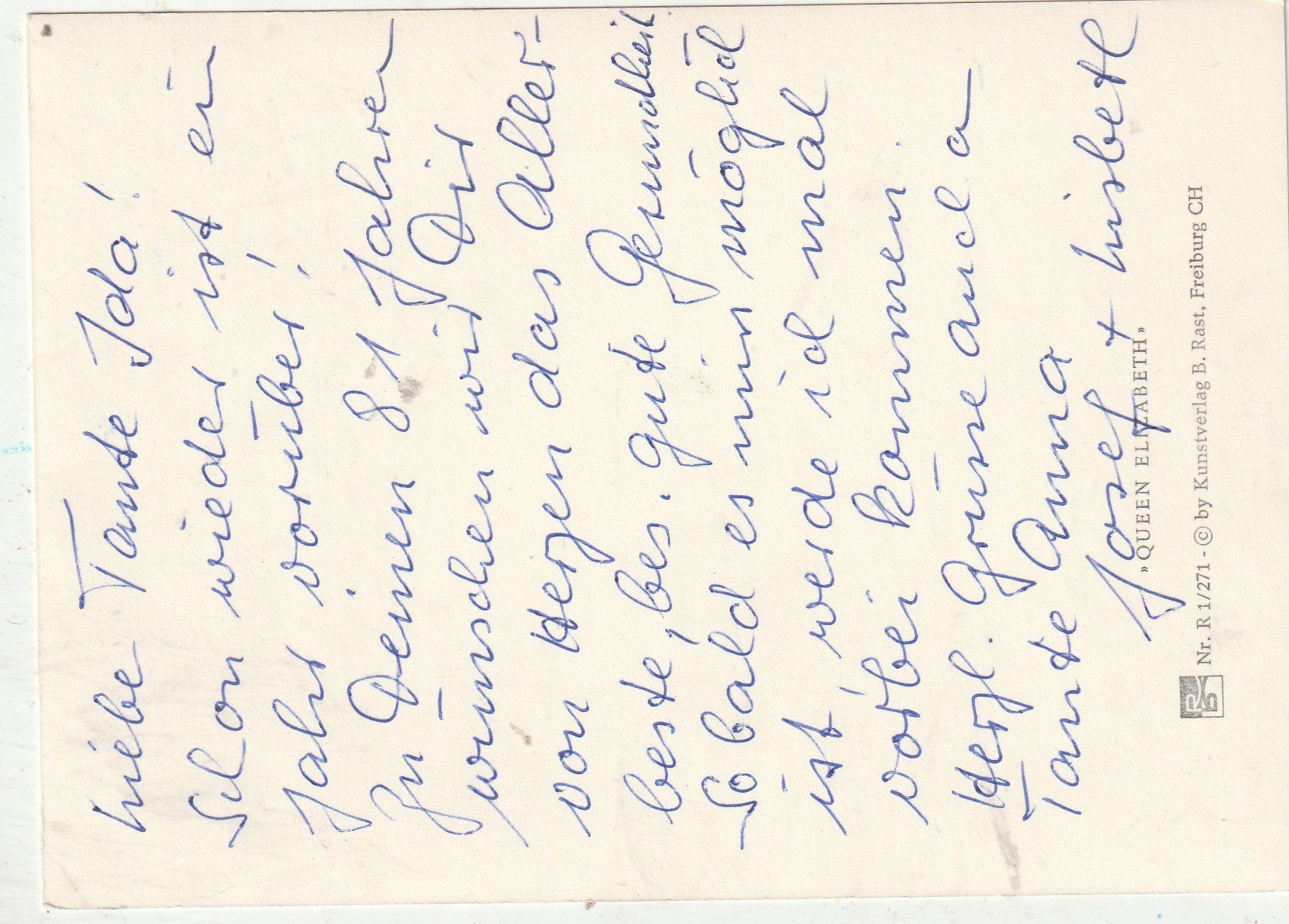 Cartoline postali: Blumenkarte – Usato da Lumbrein venduto da made02 1