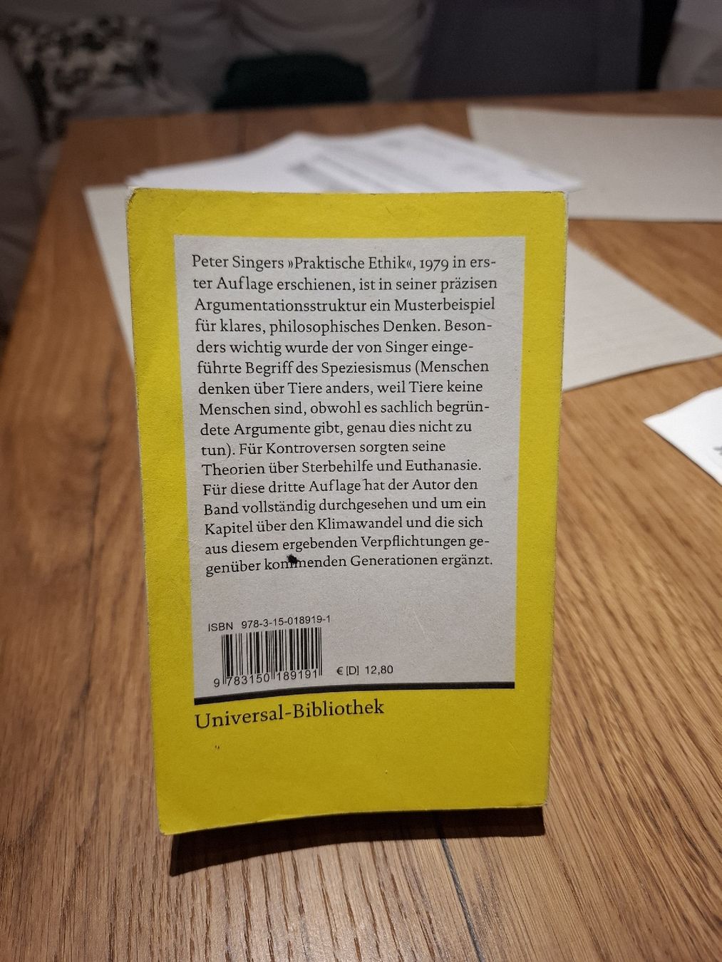 Libri: Peter Singer Praktische Ethik Dritte Auflage Buch – Usato da Windisch venduto da SamTheCam 1