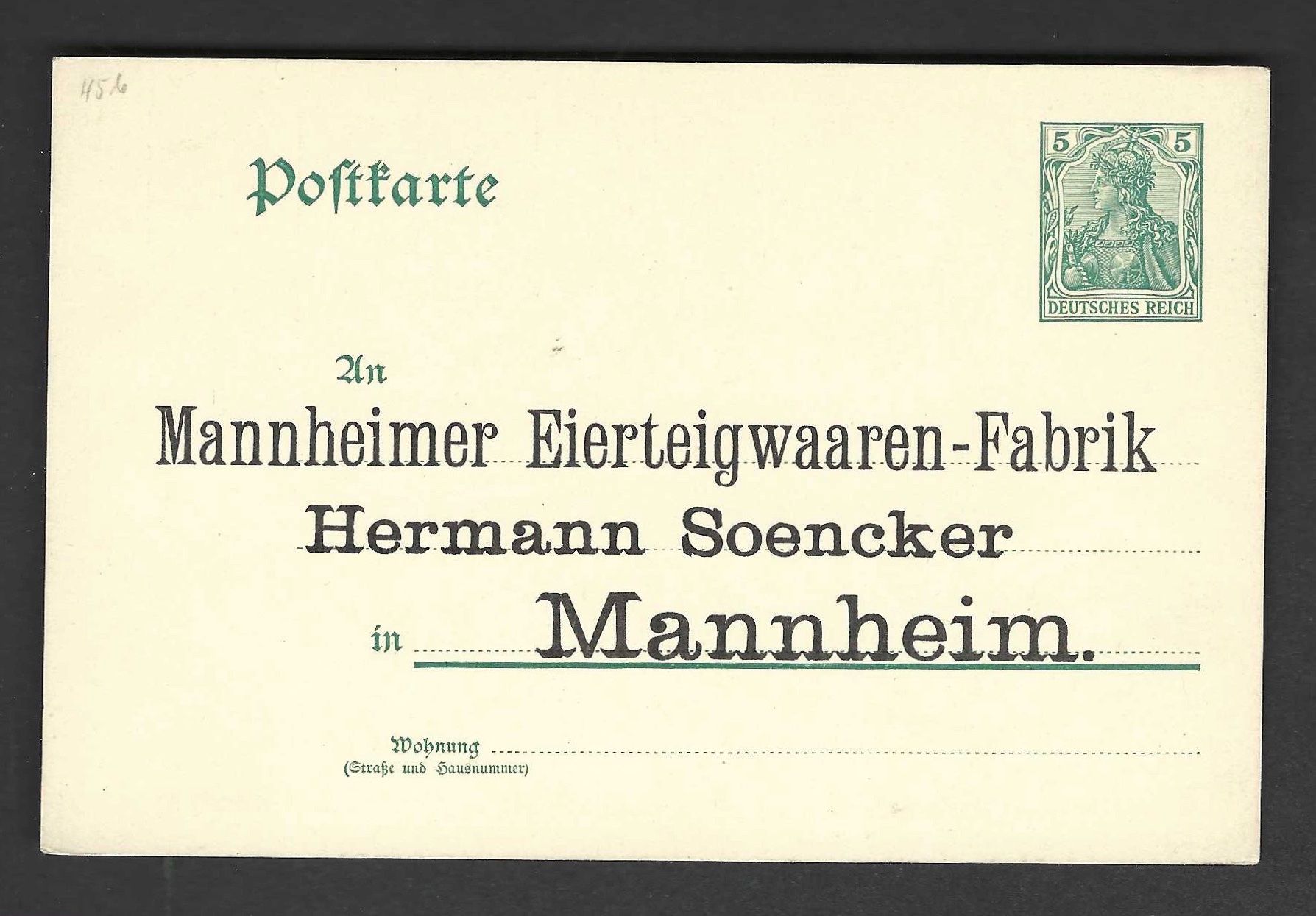 Alle Briefmarken: Deutsches Reich 1 Postkarte – Neu (gemäss Beschreibung) aus Koblenz von Markenhimmel