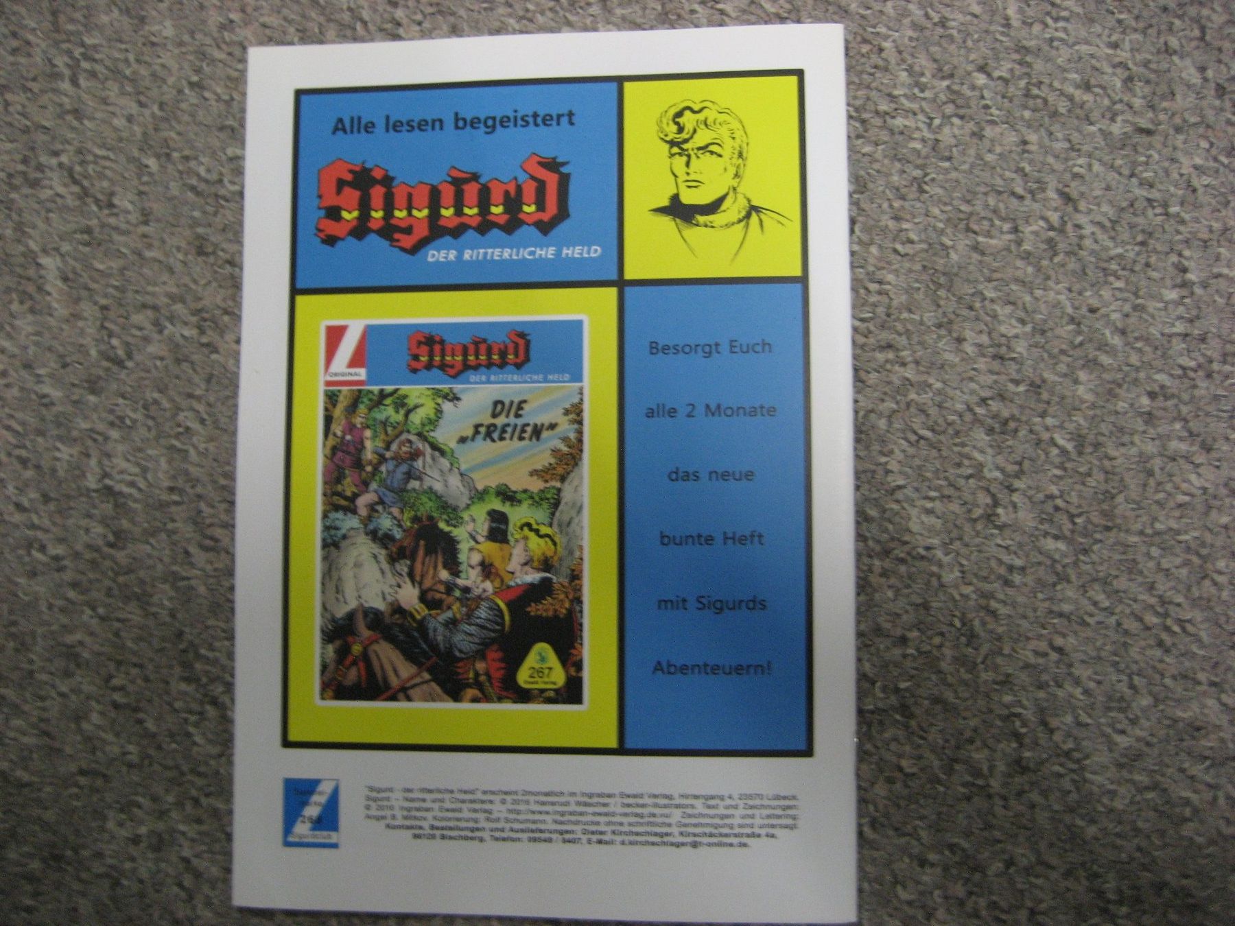 Fumetti: Sigurd 266 / Ewald Verlag – Usato da Bottighofen venduto da Spiderman61 1