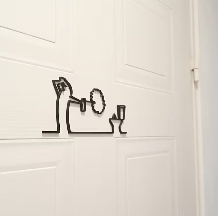 Ecriteaux: La Linea Toilettenschild – Neuf avec emballage d'origine à Gerlafingen par Tsuru 2