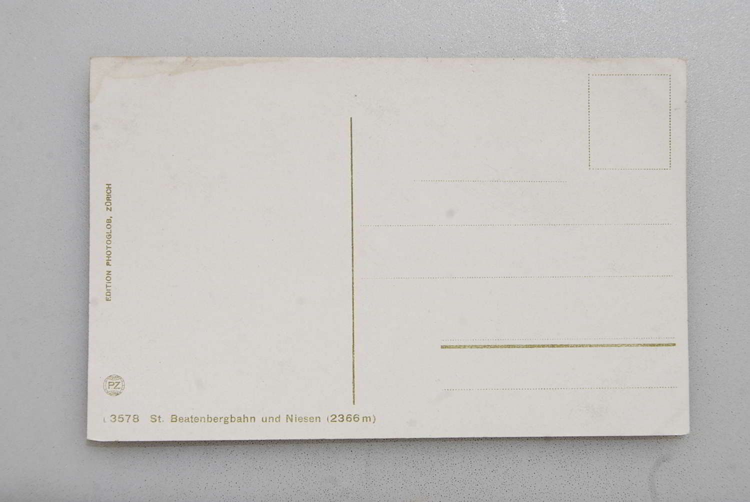 Cartes postales: AK Beatenbergbahn und Niesen – D'occasion à Rüfenacht BE par Toro06 1