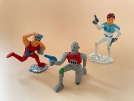 3x 80er Aktionsfigur Captain Futur Otho Grag Schleich RAR