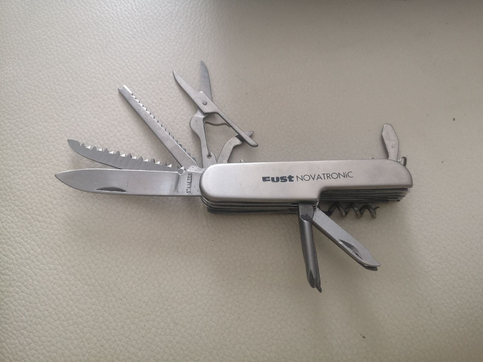 Taschenmesser: Fust Novatronic Sackmesser, Edelstahl, – Gebraucht aus Belp von mar_76s8