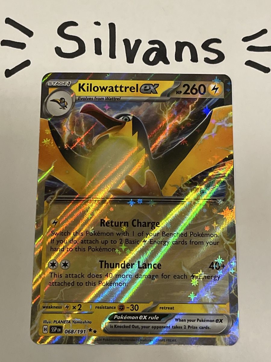 Pokémon Sammelbilder & Trading cards: Kilowattrel ex 068/191 Surging Sparks Englisch – Neu (gemäss Beschreibung) aus Wil SG von Silvans