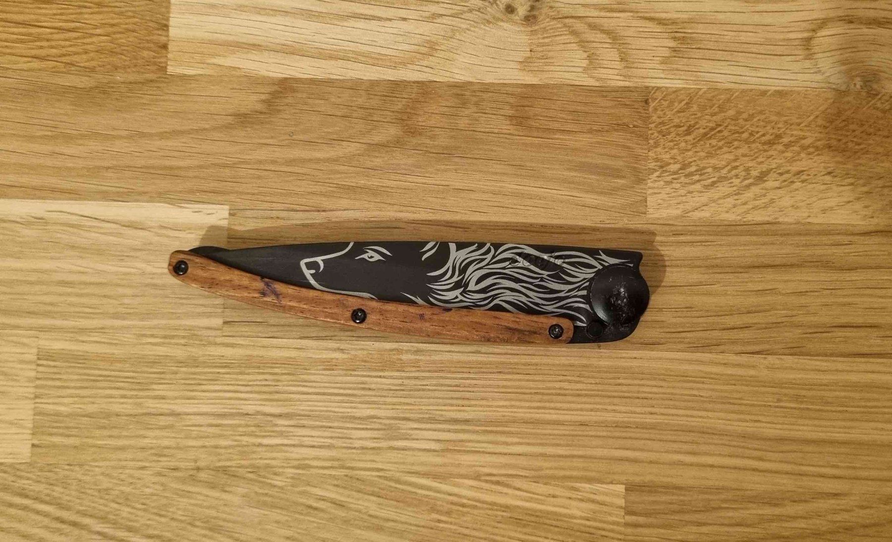 Deejo Couteaux de poche: Couteau Deejo loup – D'occasion à Aubonne par debelyoo 1