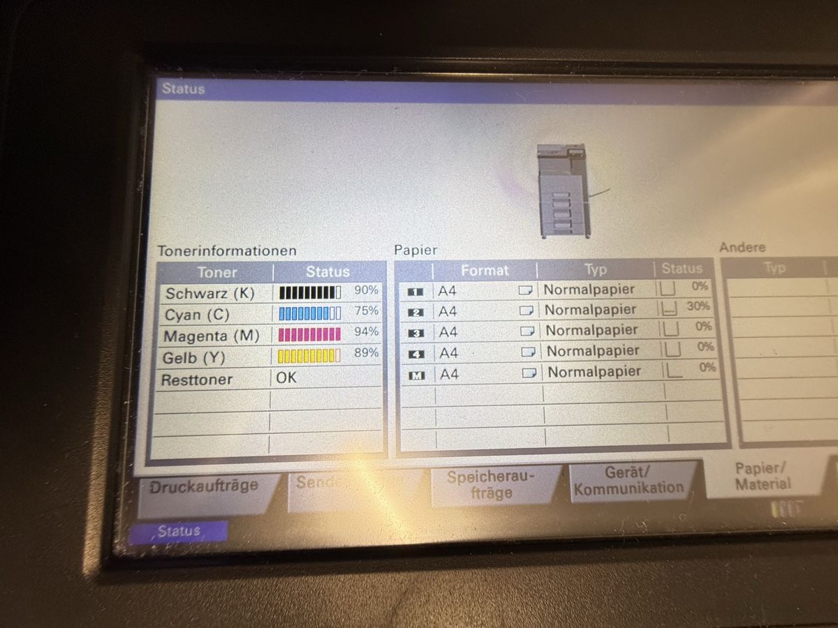 Kyocera Stampanti: Kyocera TASKalfa 356ci Multifunction Color A4 – Usato da Lausen venduto da Albprint 3