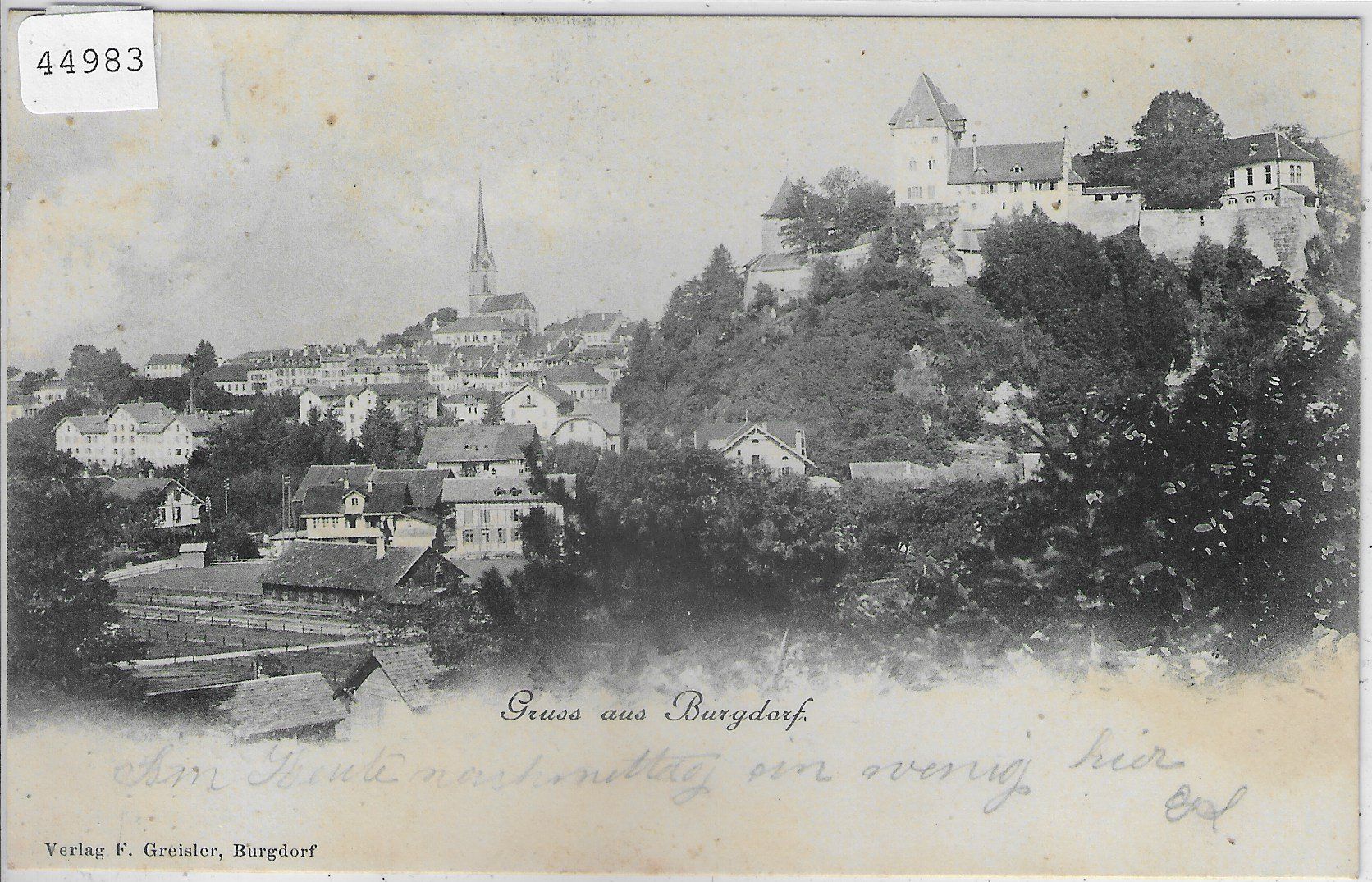 Cartoline postali: Gruss aus Burgdorf – Usato da Ettingen venduto da Kartenplanet