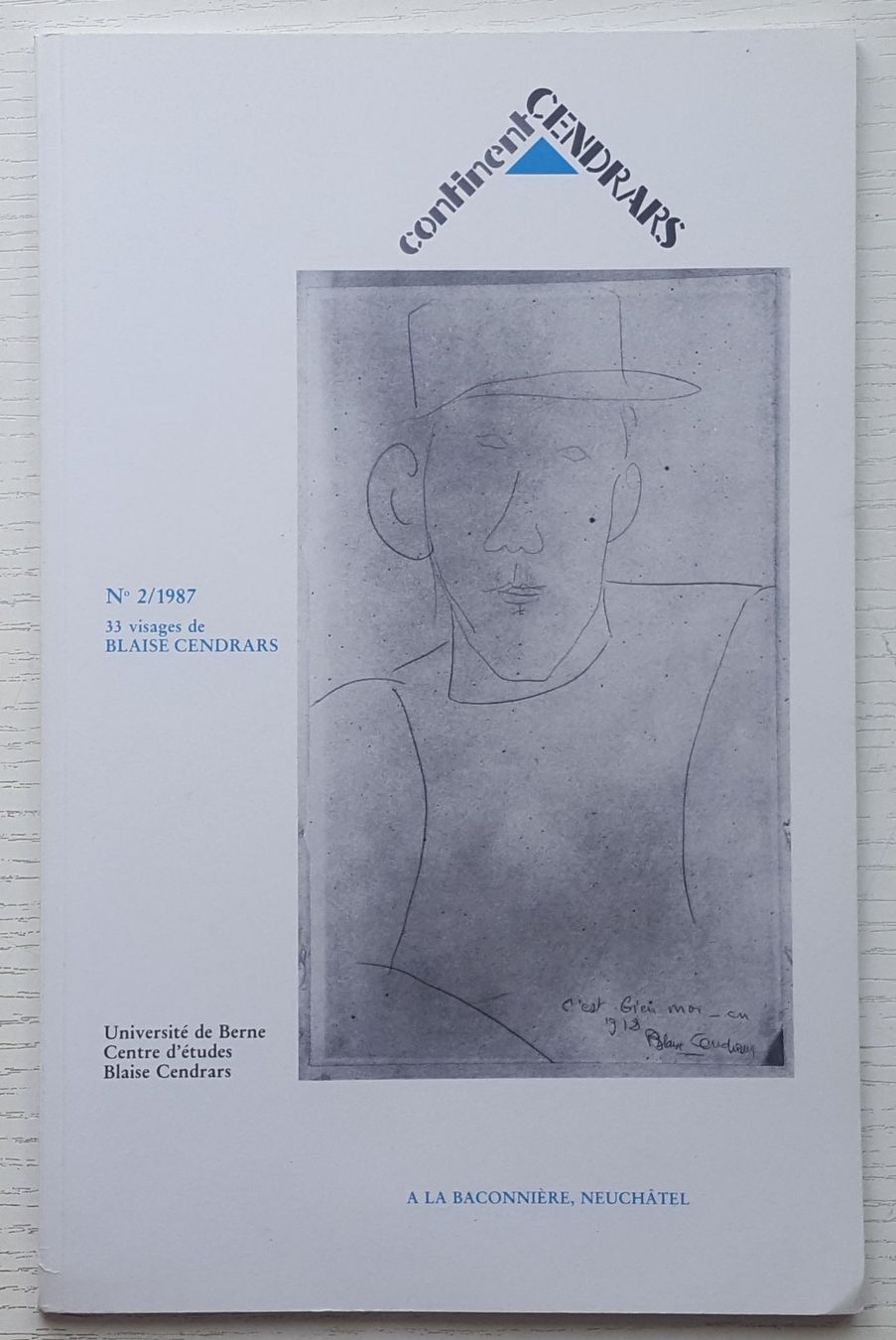 Libri: 33 visages de Blaise Cendrars: Centenaire 1887-1987 – Usato da Bern venduto da Mattthias 1