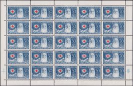 1928, J48 Bogen (Henri Dunant) postfrisch **. Kat: 150.-
