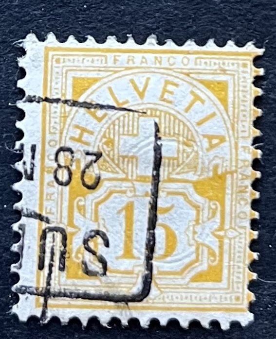 Tutti i francobolli: 1882 Type Chiffre Nr. 57 Cat. 400.- CHF – Usato da Sottens venduto da thigroux