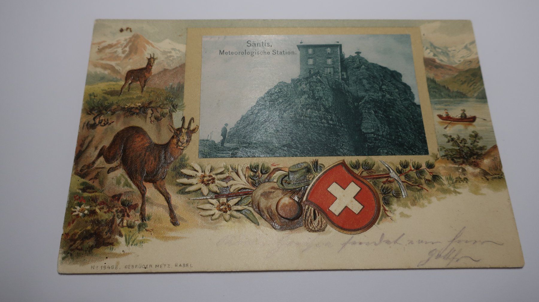 Cartes postales: Säntis Meteorologische Station  1908 – D'occasion à Cormoret par Pascalll2001 2
