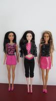 Dunkelhaarige Barbie Puppen, 3er Set