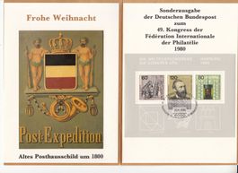 BRD Mi Block 18 1984 auf Folder