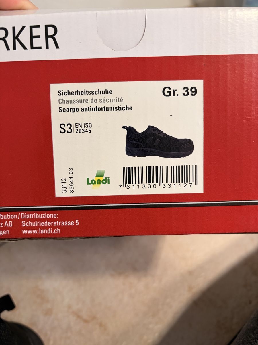 Scarpe da uomo: Sicherheitsschuhe – Usato da Kaiseraugst venduto da dka_b97z 3