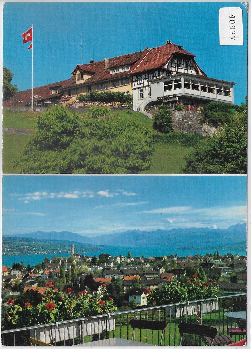Ansichtskarten: Terrassenrestaurant Etzliberg - Thalwil – Gebraucht aus Ettingen von Kartenplanet