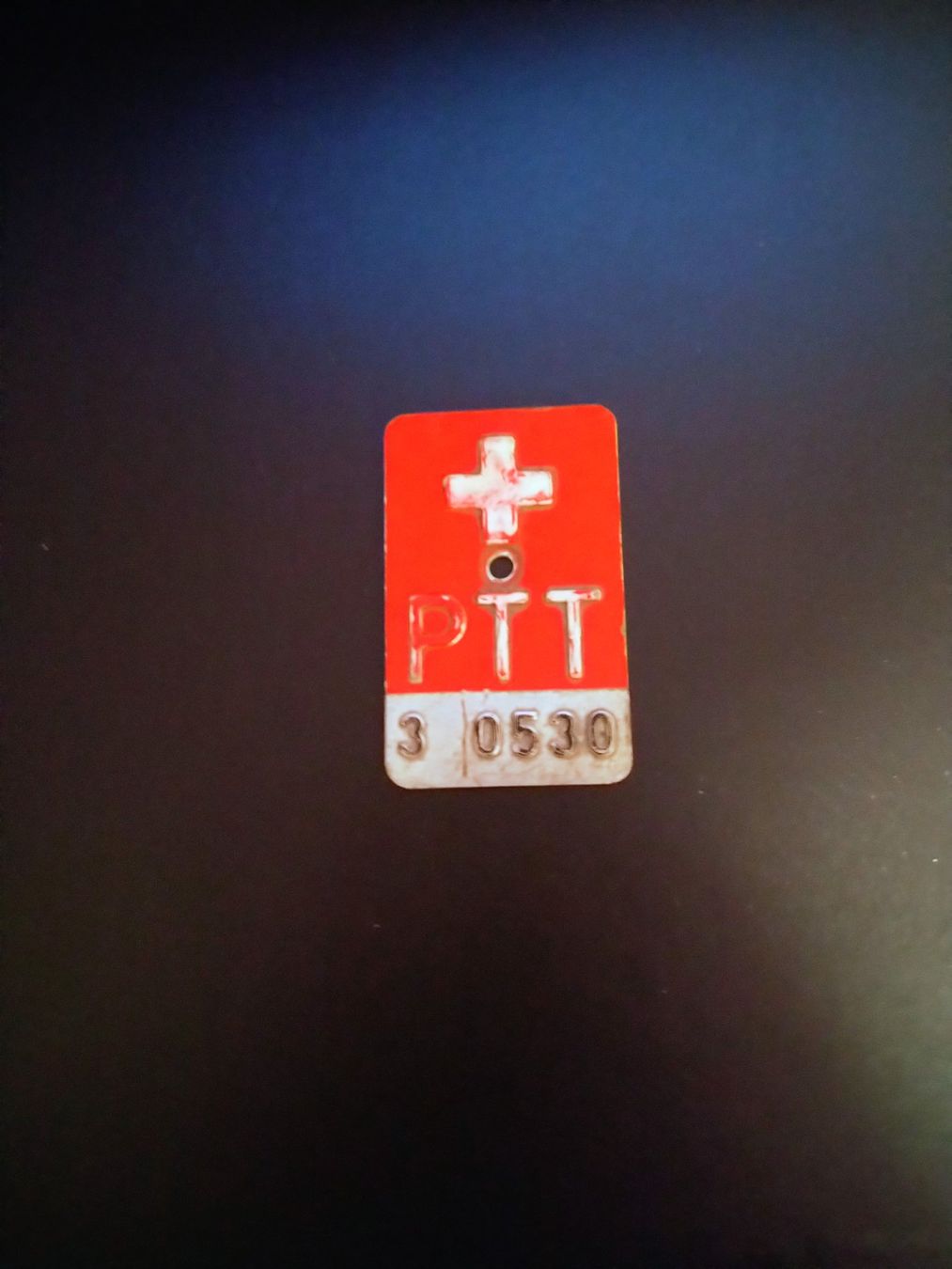 Insegne: Nummernschild PTT – Usato da Aegerten venduto da Rofu2