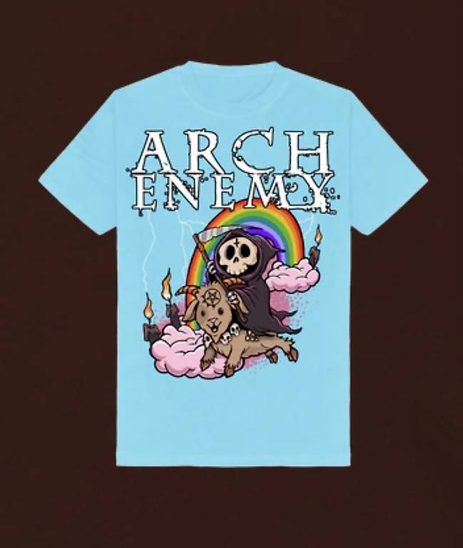 T-shirt: Arch Enemy Rainbow Reaper - T-Shirt – Usato da Buchberg venduto da Salmonfly666
