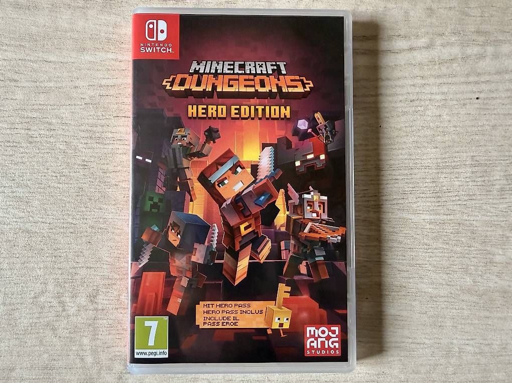 Jeux: Minecraft Dungeons - Jeu Switch  – D'occasion à Essertines-Yverdon par Clem_R