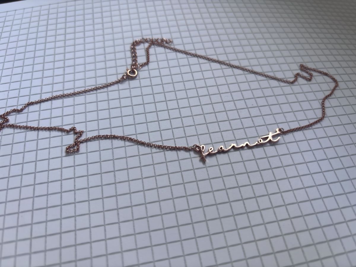 Catenine: Handmade Necklace,personalize charm. Rose Gold Plated . – Nuovo (secondo la descrizione) da Dübendorf venduto da S1973E 2