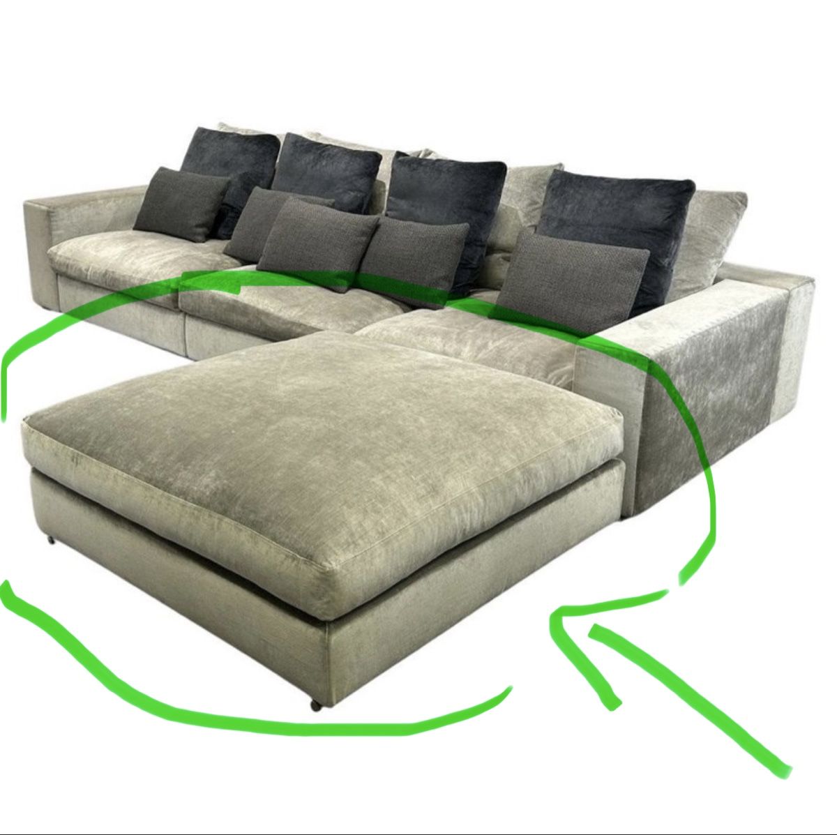 Divani: Flexform Hocker – Usato da St. Moritz venduto da kat_9s7c
