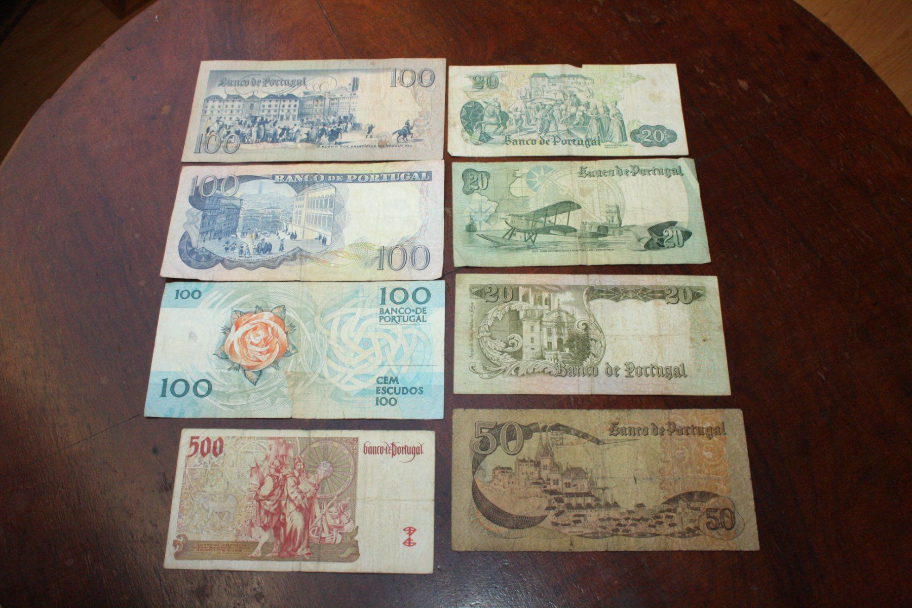 Billets de banque: Portugal lot 8 billets – D'occasion à Cormondrèche par Hermes.monnaies 1