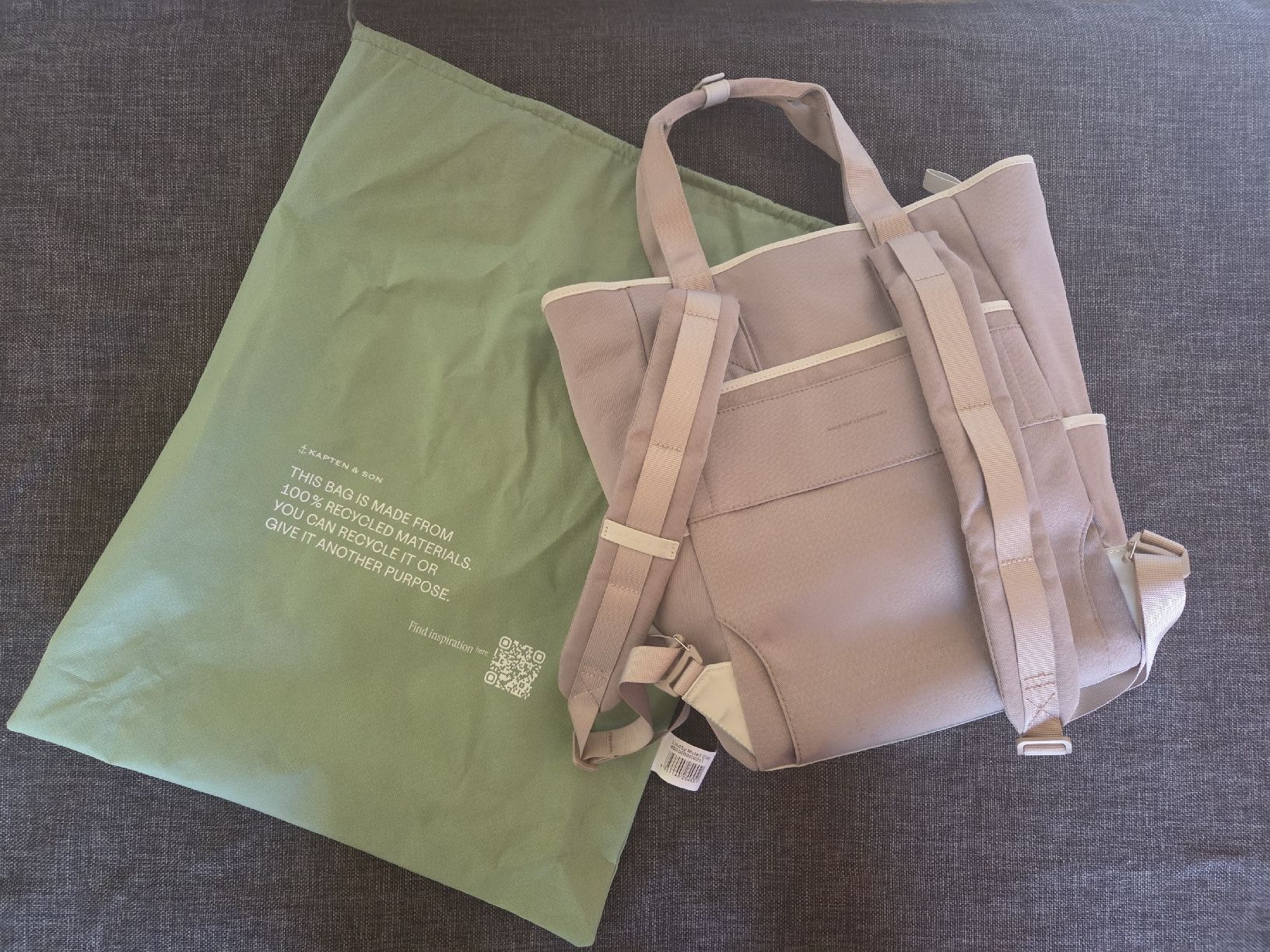 Kapten & Son Zaini: Kapten & Son Rucksack,  Lindby Muted Clay – Usato da Euseigne venduto da Ssyl 2