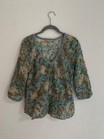 NILE Bluse Papagei Gr. XS