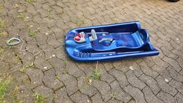 Schlitten mit Lenkung Bremse und Soundgenerator
