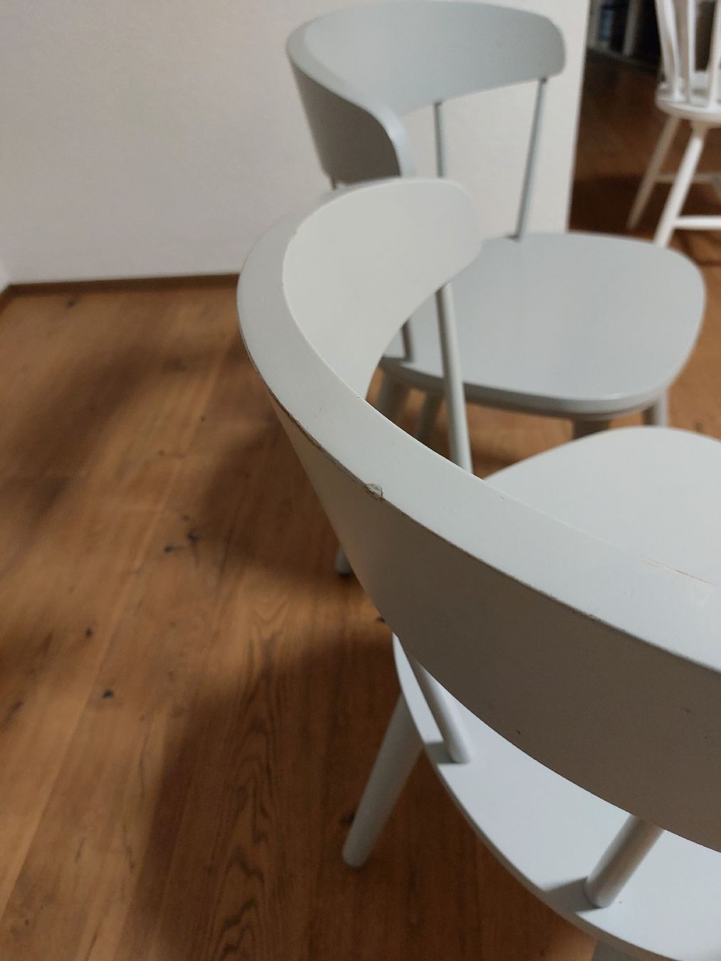 Ikea Stühle: 2 Stühle hellgrau Holz im Set Ikea – Gebraucht aus Wetzikon ZH von LTFKL5 7