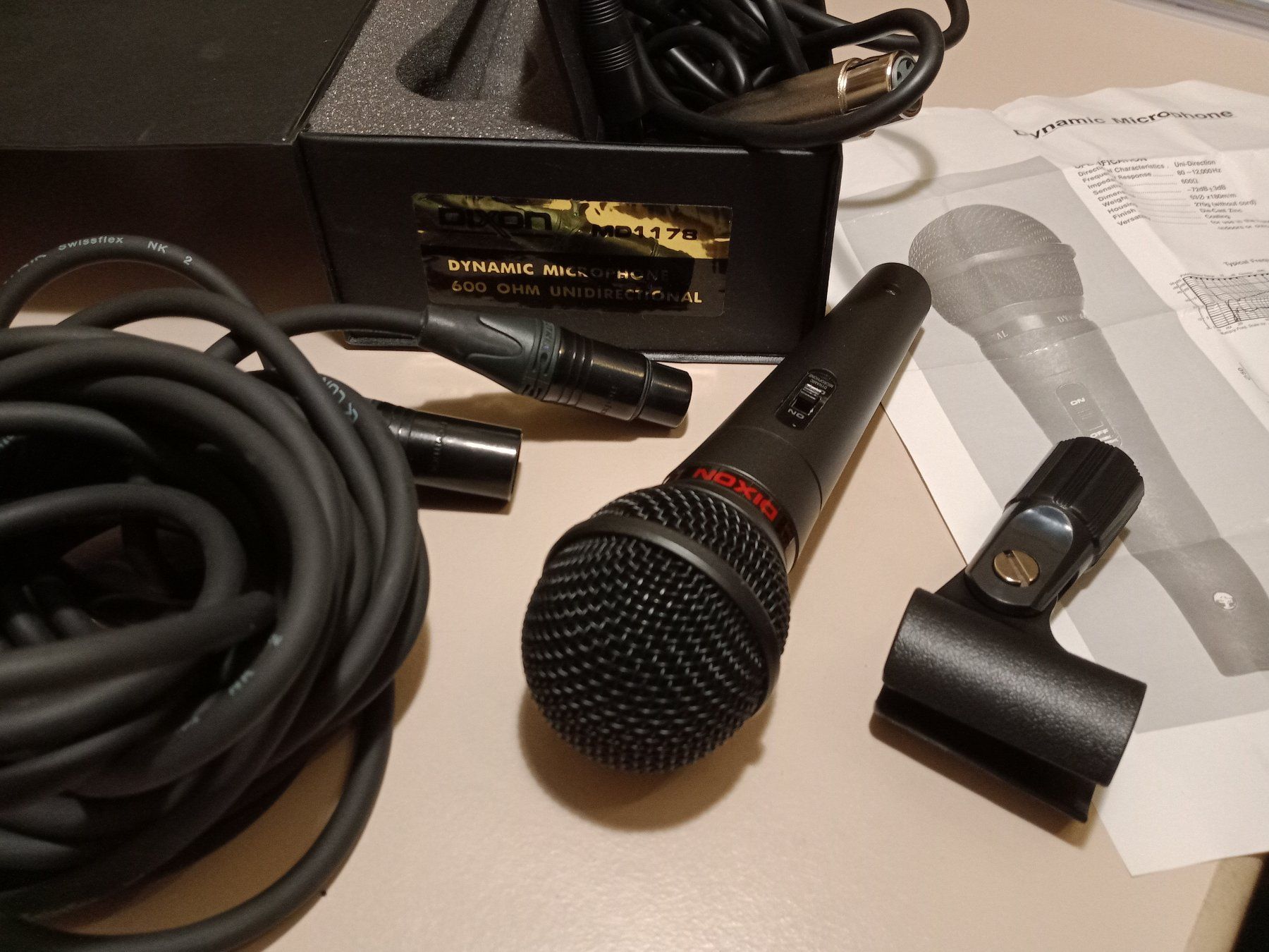 Microfoni: Dixon MD 1178 Dynamic Mikrofon Mikrophon Undirectional – Nuovo (secondo la descrizione) da Aarau venduto da toffeebear 2